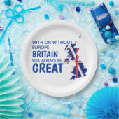 ブレキシット素晴らしイギリスヨーロッパ ペーパープレート (パーティー)