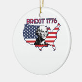 ブレキシット1776年7月4日独立記念日 セラミックオーナメント (左)