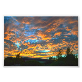 ブレキンの夕日 フォトプリント           