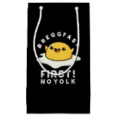 ブレグファスト最初のNoおもしろい卵黄卵プンダークBG スモールペーパーバッグ (正面)