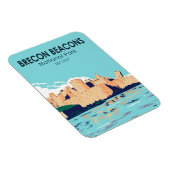 ブレコンビーコンズナショナルパークカーフィリーキャッスル マグネット (右側)