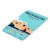 ブレコンビーコンズナショナルパークカーフィリーキャッスル マグネット (左側)