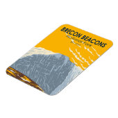 ブレコンビーコンナショナルパークウエールズペンYファンレトロ マグネット (左側)