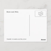 ブレコン運河 ポストカード (裏面)