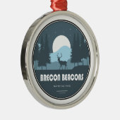 ブレコン・ビーコンズ国立公園の鹿 メタルオーナメント (右)