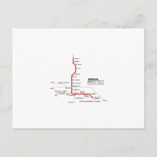 ブレシア地下鉄 ポストカード