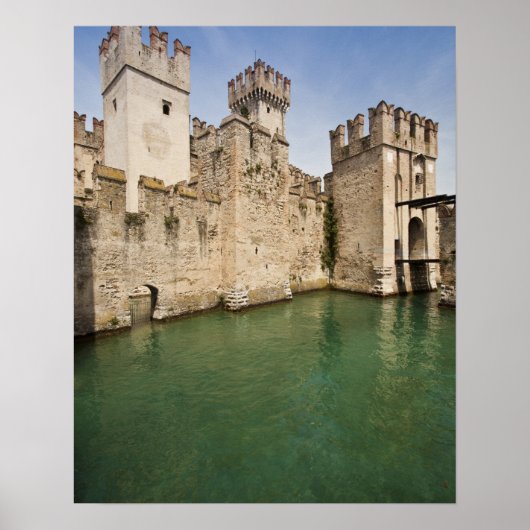 ブレシア州Scaliger Castle, Sirmione, ポスター (正面)