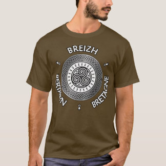 ブレジアイアンブレタニュトリスケレエルミンケルト結び目模様1 Tシャツ