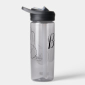 ブレジー国旗ハート、ブルターニュ、ブレトン語 ウォーターボトル (右面)