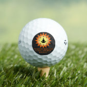 ブレスに支えられたレトロヨガの引用 ( ゴルフボール (インサイチュ 木)