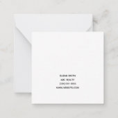 ブレスオブフレッシュ実在エアエステートマーケティング ノートカード (裏面)