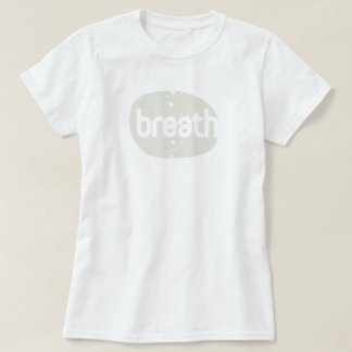 ブレスゾーン - ホワイトヨガ&ピラティスTシャツ Tシャツ