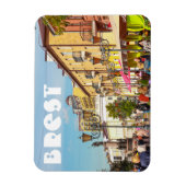 ブレストベラルーシシティスケープ建築通りБрест マグネット (縦)