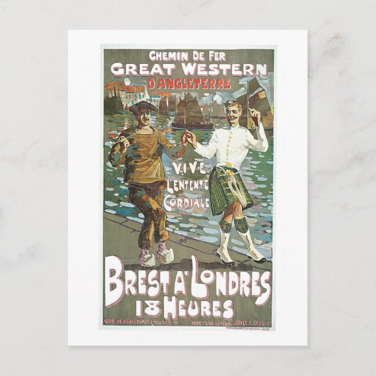 ブレスト・アロンドレス18ヒュール ポストカード (正面)