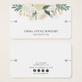 ブレスレットディスプレイカエレガントード・水彩フローラ (正面&裏面)