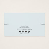 ブレスレットディスプレイカード・パステルウォーターカラー自然 (裏面)