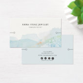 ブレスレットディスプレイカード・パステルウォーターカラー自然 (デスク)