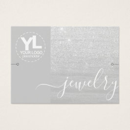 ブレスレットディスプレイグラモールシルバーグリッターグラム