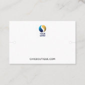 ブレスレットディスプレイホルダーあなたのロゴを追加 名刺 (正面)