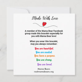 ブレスレットプロジェクトカード シーズンカード