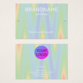 ブレスレットホルダーカラーグラディエントグラデーションシボロンロゴ (正面&裏面)