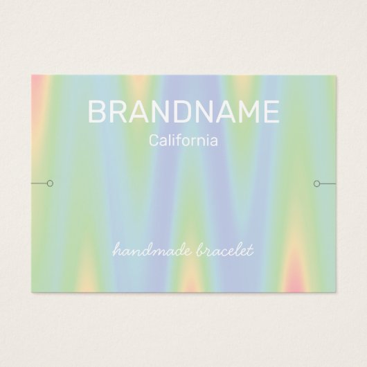 ブレスレットホルダーカラーグラディエントグラデーションシボロンロゴ (正面)