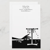 ブレスレット脱進機 便箋 (正面/裏面)