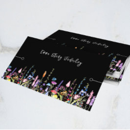 ブレスレット表示カード・カラフルワイルドフラワー