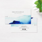 ブレスレット表示カード・水彩インディゴブルー (デスク)