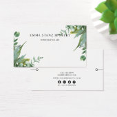 ブレスレット表示カード・水彩ユーカリ葉 (デスク)