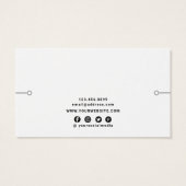 ブレスレット表示カード・素朴パイン・フォレスト (裏面)