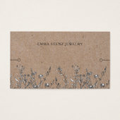 ブレスレット表示カード・素朴ワイルドフラワー (正面)