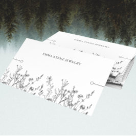 ブレスレット表示カード・素朴ワイルドフラワー