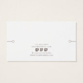 ブレスレット表示カード・自然フローラ (裏面)