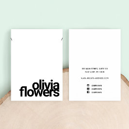 ブレスレモダンットネックレスはっきりしたブラックアンドホワイト 名刺