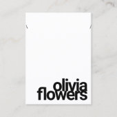 ブレスレモダンットネックレスはっきりしたブラックアンドホワイト 名刺 (正面)