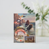 ブレターニュ – ベルイルエンマーブレターニュ ポストカード (スタンド正面)