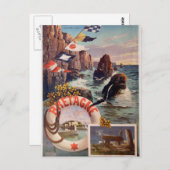 ブレターニュ – ベルイルエンマーブレターニュ ポストカード (正面/裏面)