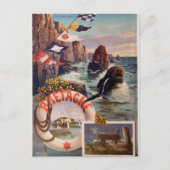 ブレターニュ – ベルイルエンマーブレターニュ ポストカード (正面)