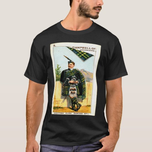 ブレダールバンのキャンベル氏族 Tシャツ (正面)