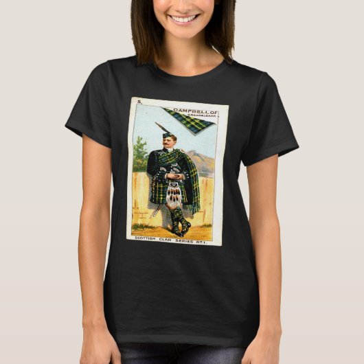 ブレダールバンのキャンベル氏族 Tシャツ (正面)