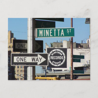 ブレッカー通りレコード ポストカード