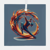 ブレックダンス通り火災と都市エネルギー ガラスオーナメント (裏面)