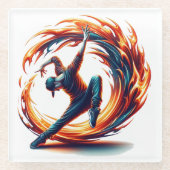 ブレックダンス通り火災と都市エネルギー ガラスコースター (正面)