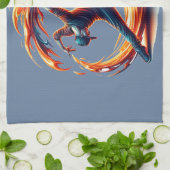 ブレックダンス通り火災と都市エネルギー キッチンタオル (折り畳み)