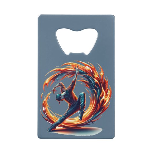 ブレックダンス通り火災と都市エネルギー クレジットカード栓抜き (正面)