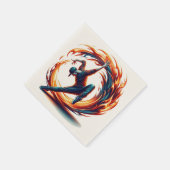 ブレックダンス通り火災と都市エネルギー スタンダードカクテルナプキン (角)