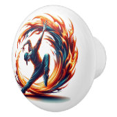 ブレックダンス通り火災と都市エネルギー セラミックノブ (右)