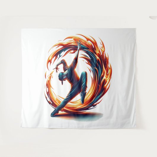 ブレックダンス通り火災と都市エネルギー タペストリー (正面(横))