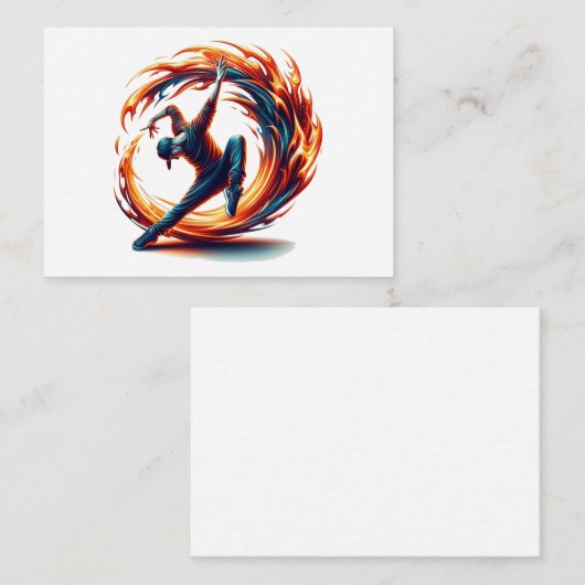 ブレックダンス通り火災と都市エネルギー ノートカード (正面/裏面)